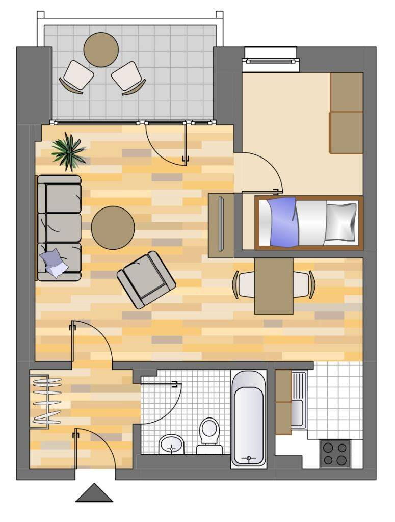 Ab 01.09. frei! 2-Zimmer-Wohnung in Düsseldorf Hassels, 40599 Düsseldorf (Benrath Hassels Holthausen Reisholz)
