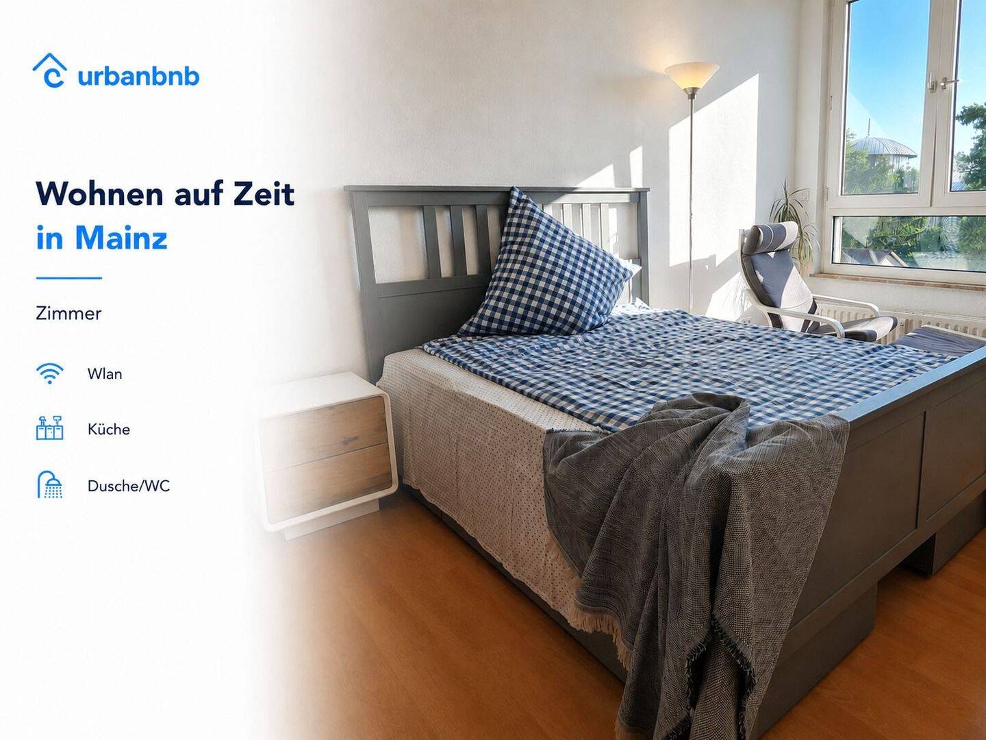 Möbliertes Zimmer Mainz – Wohnen auf Zeit ab 1 Monat, 55122 Mainz (Gonsenheim Hartenberg/Münchfeld Neustadt)