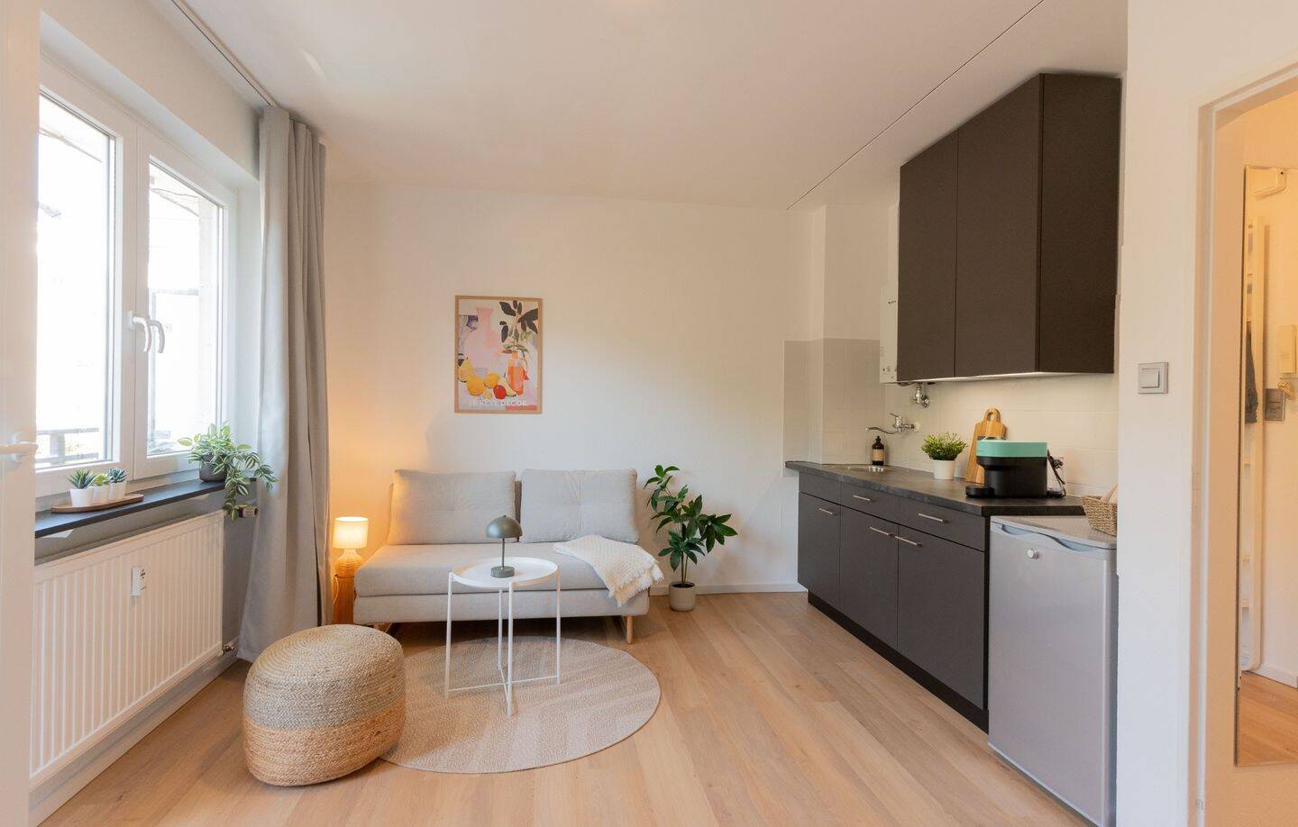 Sofort verfügbar – Renovierte & möblierte 1-Zimmer-Wohnung in der Mannheimer Oststadt, 68165 Mannheim (Fahrlach Oststadt Schwetzingerstadt)
