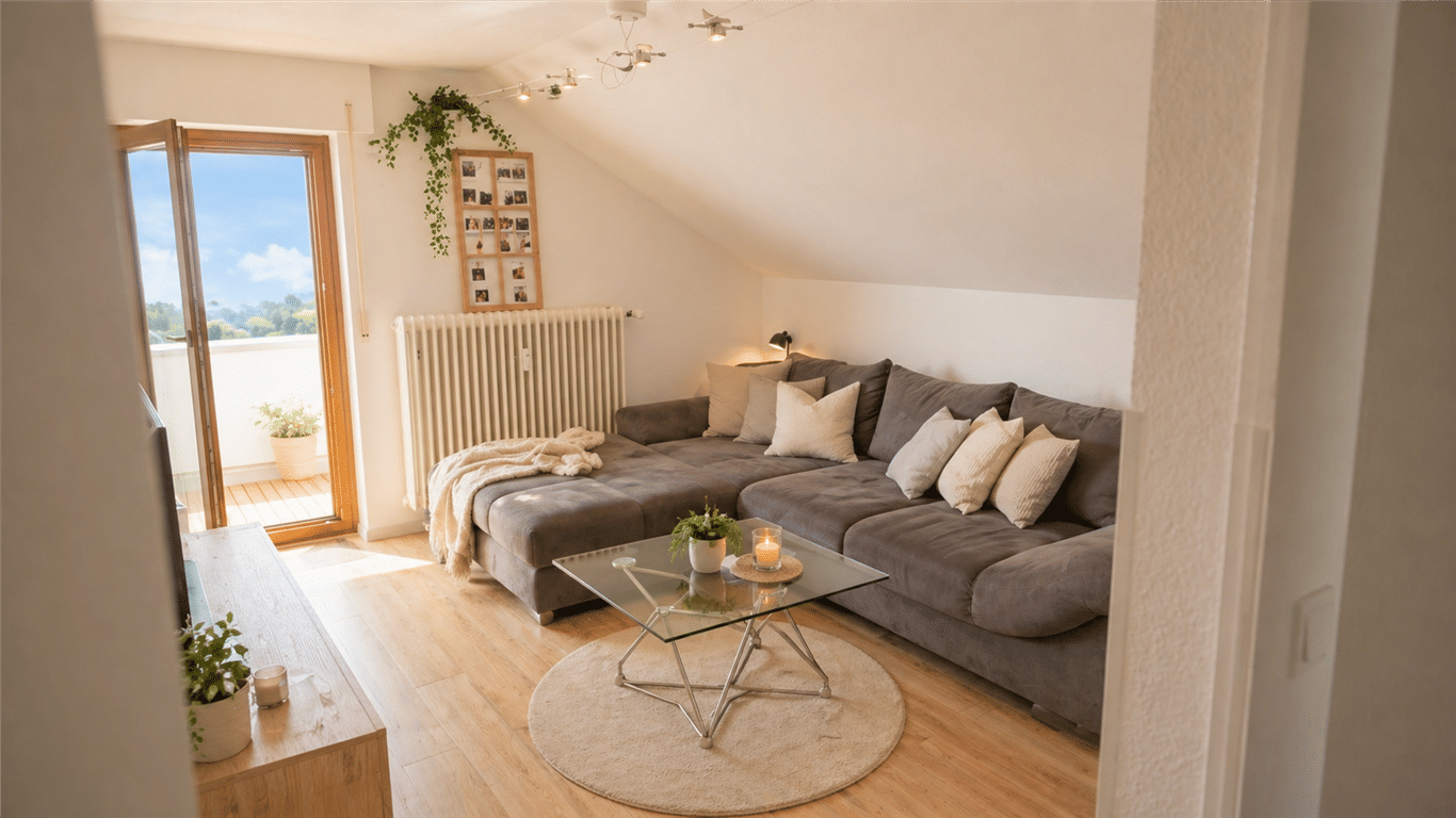*Lieblingsplatz gesucht?* 2,5-Zimmer-Dachgeschosswohnung in begehrter Lage, 88677 Markdorf