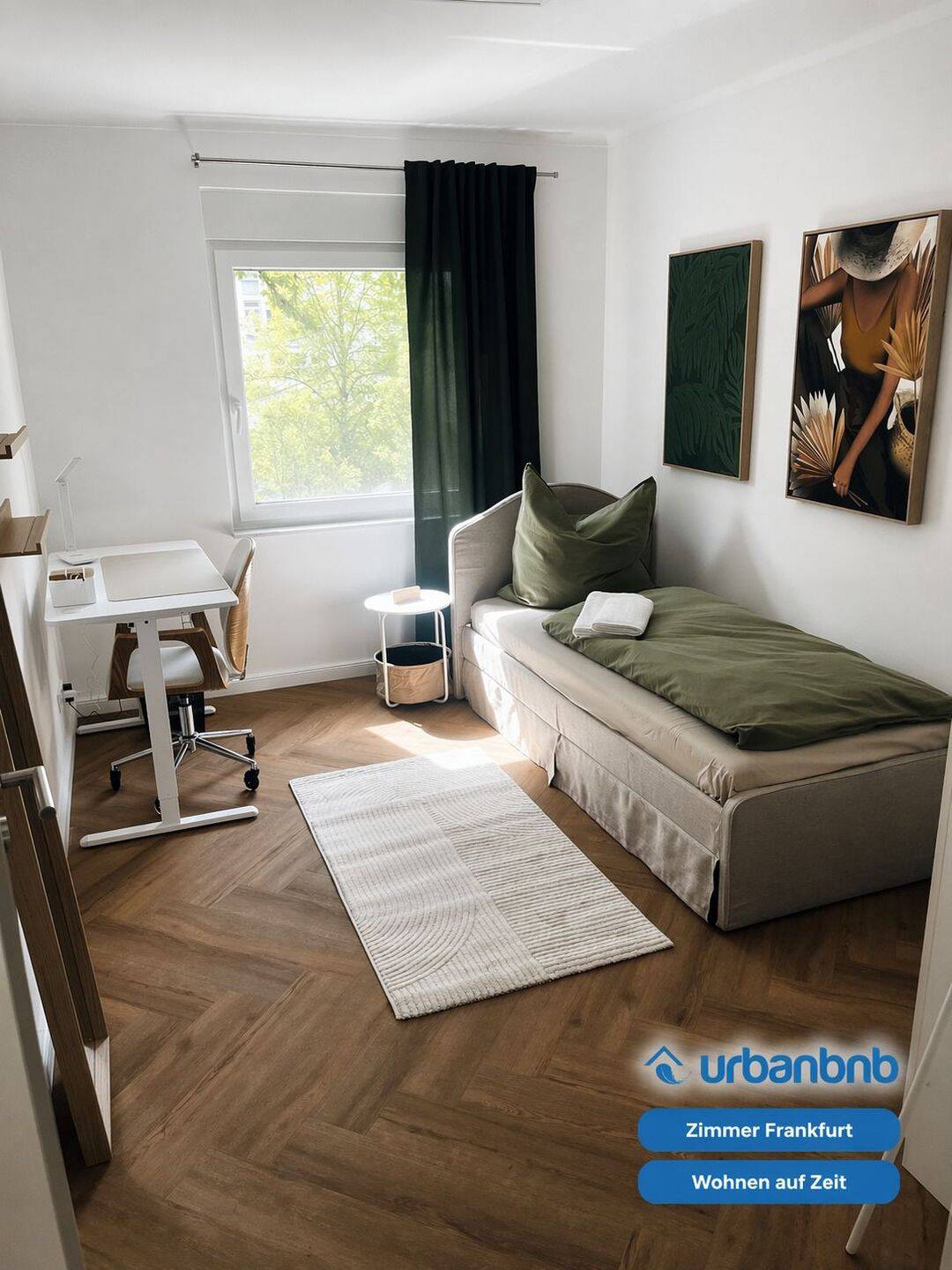 Möbliertes Wohnen auf Zeit in Frankfurt – WG-Zimmer Westend, 60325 Frankfurt am Main (Bockenheim Gallus Westend-Süd)