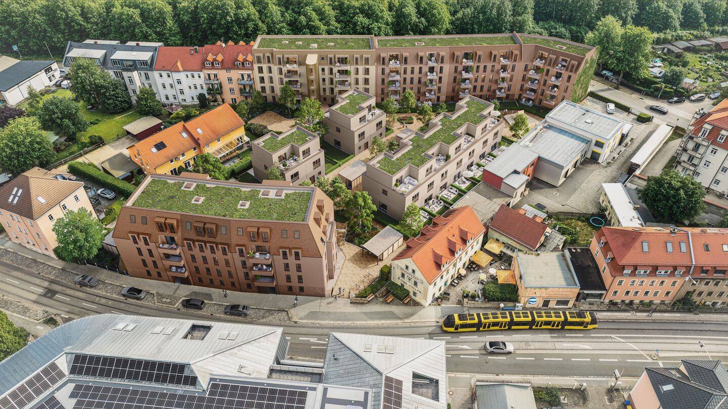 Neubau 2-Raumwohnung zu vermieten // Wohnpark TerraCotta, 1157 Dresden