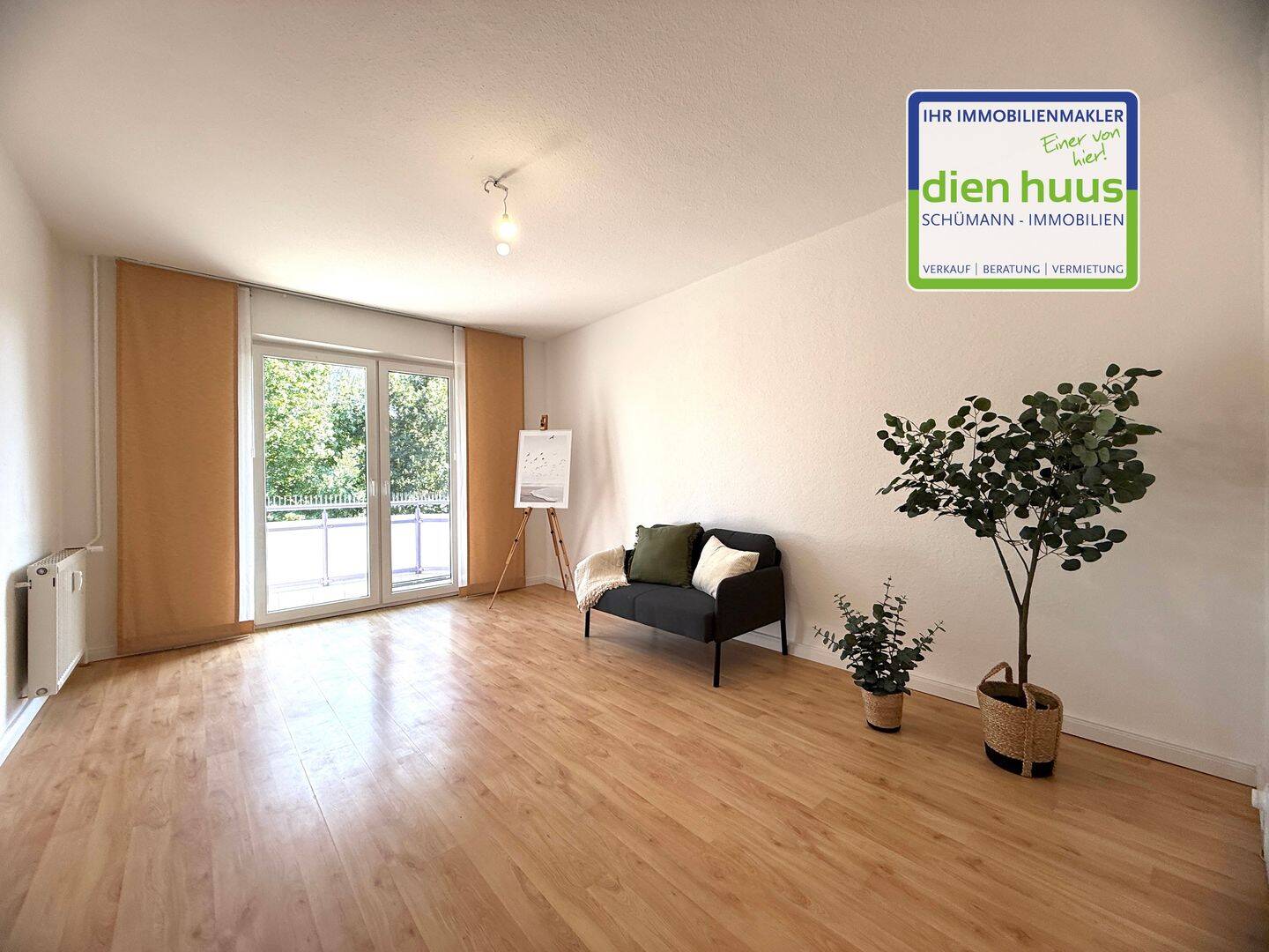 Helle 3 Raum Wohnung mit Balkon im 3. Obergeschoss, 18273 Güstrow