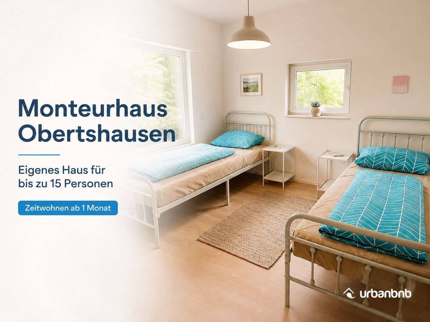 Eigenes Monteurhaus in Obertshausen bei Frankfurt – für bis zu 15 Personen, 63179 Obertshausen