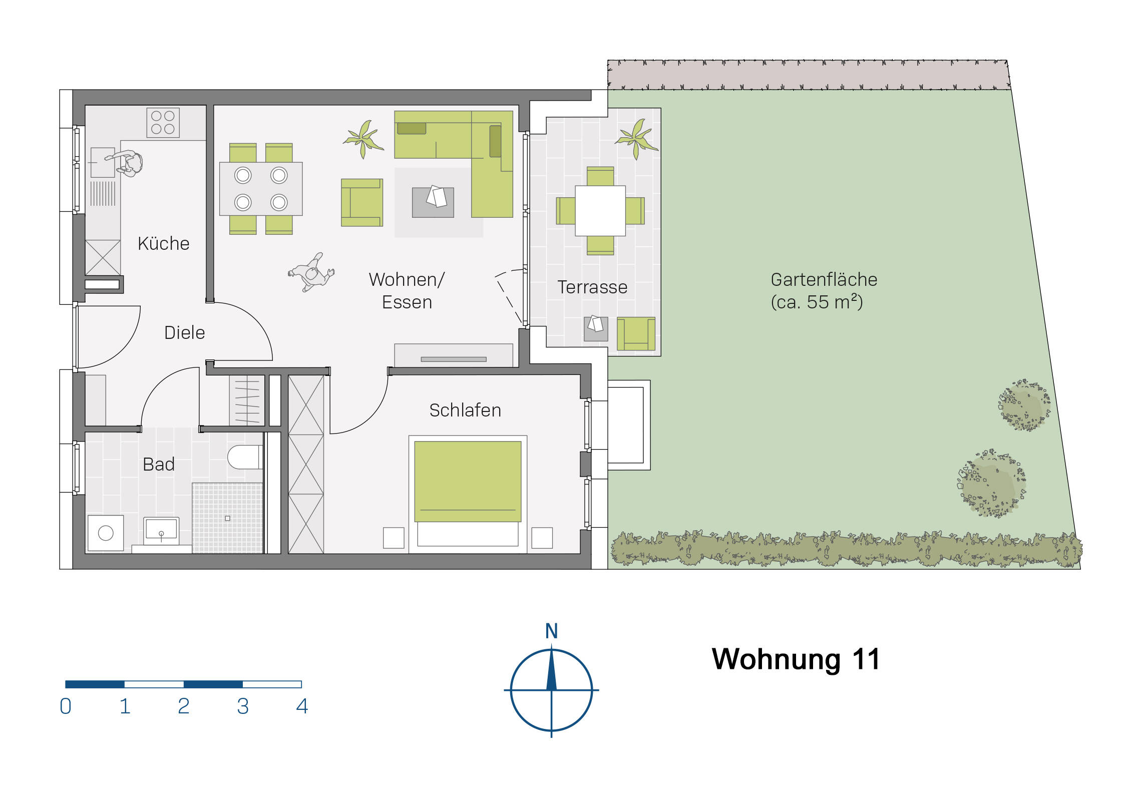 „Betreutes Wohnen“ in Müllheim-Niederweiler, 79379 Müllheim