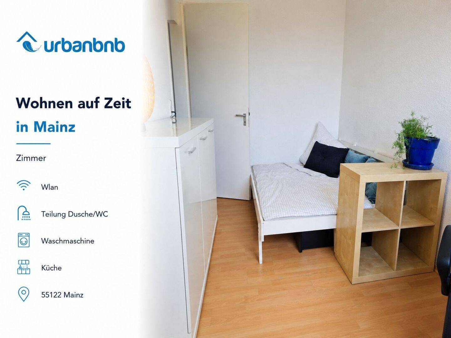 Möbliertes Zimmer Mainz  – Wohnen auf Zeit, 55122 Mainz (Gonsenheim Hartenberg/Münchfeld Neustadt)