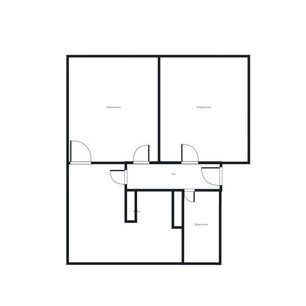 Frisch sanierte 2-Zimmer-Wohnung in Ludwigsburg!, 71634 Ludwigsburg