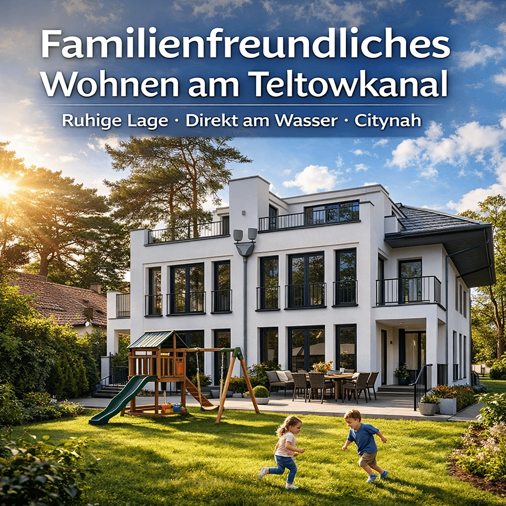 Exklusive Neubau-Maisonette mit Garten am Teltowkanal, 14165 Berlin (Steglitz-Zehlendorf Zehlendorf)