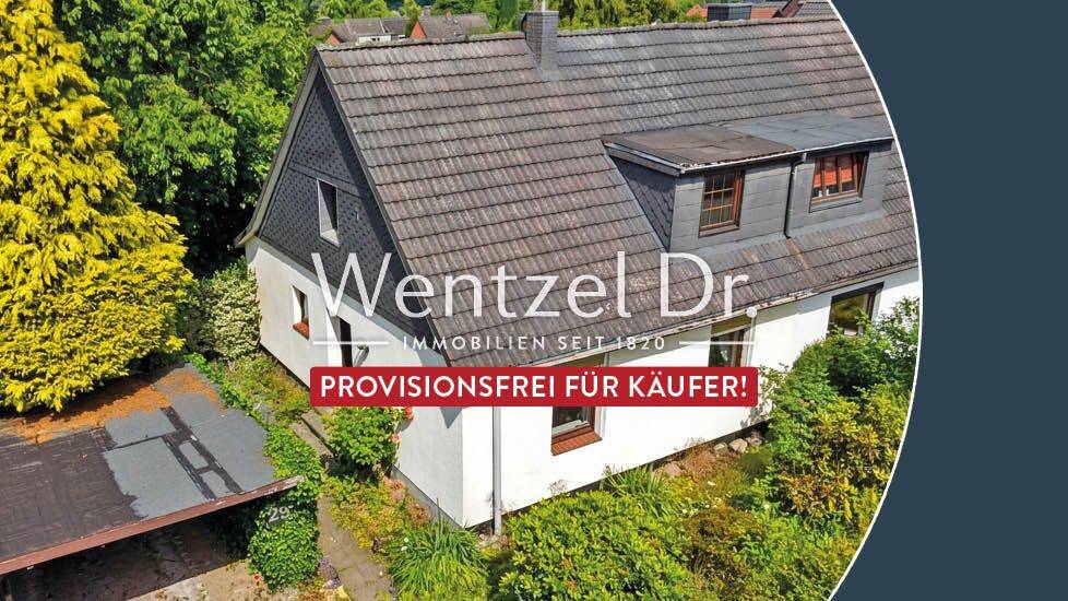 Sanierungsbedürftige Doppelhaushälfte auf tollem Grundstück zum Kauf in Glinde – Wentzel Dr., 21509 Glinde