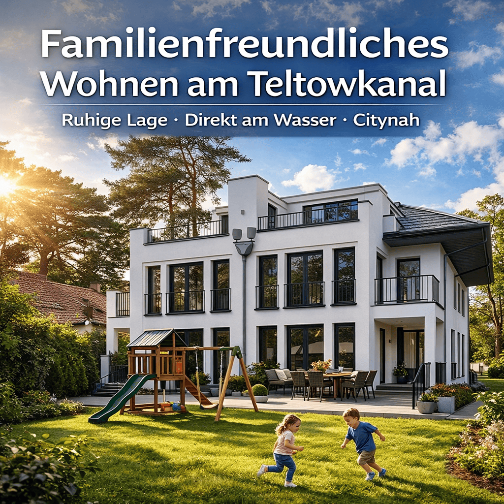 Exklusive Neubau-Maisonette mit Garten am Teltowkanal, 12207 Berlin (Steglitz-Zehlendorf Lichterfelde)