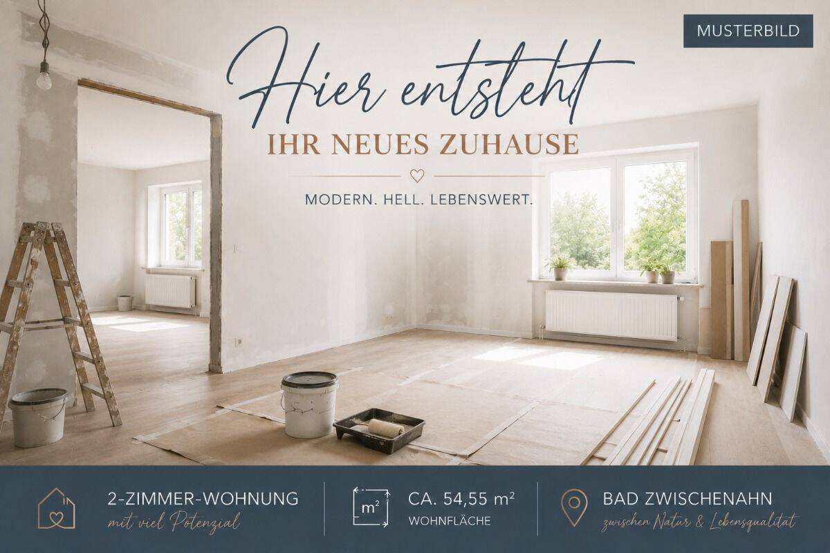 Schnuckelige frisch renovierte 2 Zi. Wohnung (2) mit Aufzug in Bad Zwischenahn sucht nette Mieter!, 26160 Bad Zwischenahn