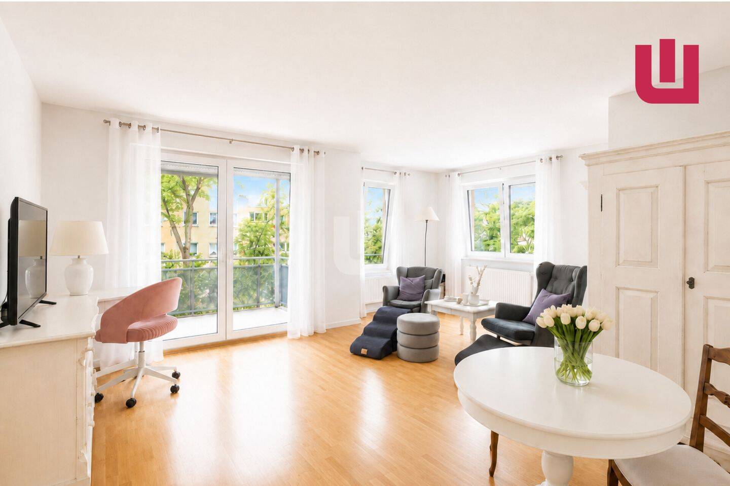 WINDISCH – Moderne und barrierearme 3-Zimmer-Wohnung mit zwei Balkonen – Frei ab 01.10.26, 80997 München (Allach-Untermenzing Moosach Pasing-Obermenzing)
