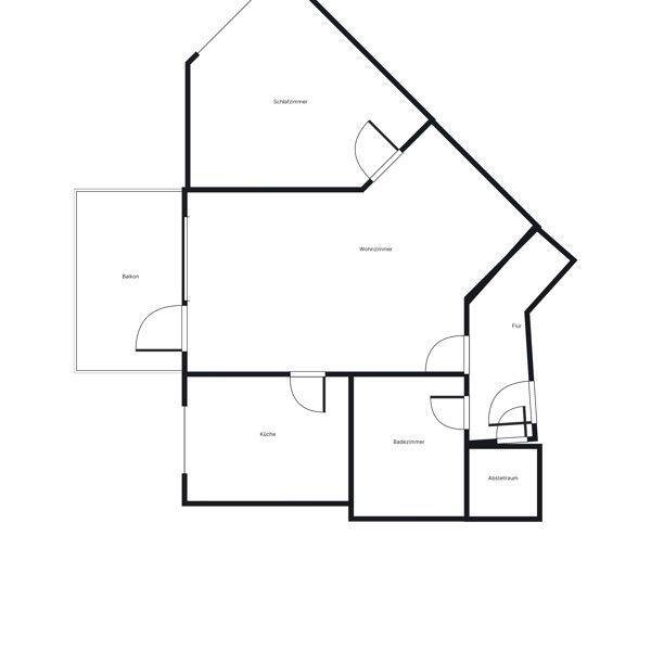 Moderne 2-Zimmer-Wohnung mit Balkon kurzfristig verfügbar, 30457 Hannover