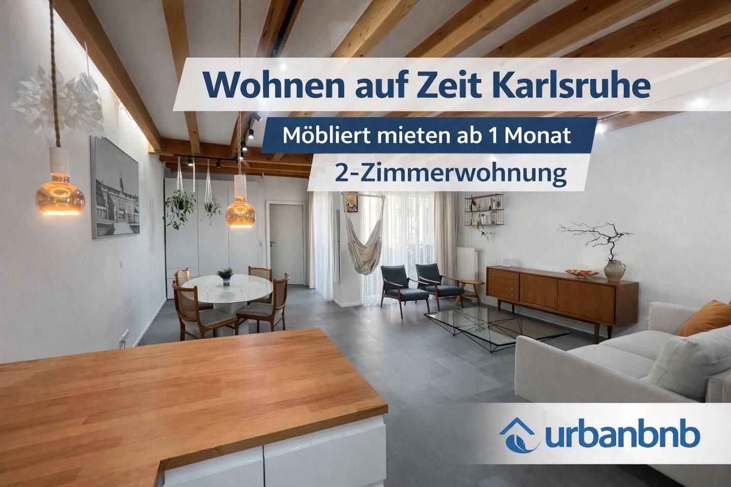 Zeitwohnen in Karlsruhe – möbliert mieten ab 1 Monat, 76185 Karlsruhe