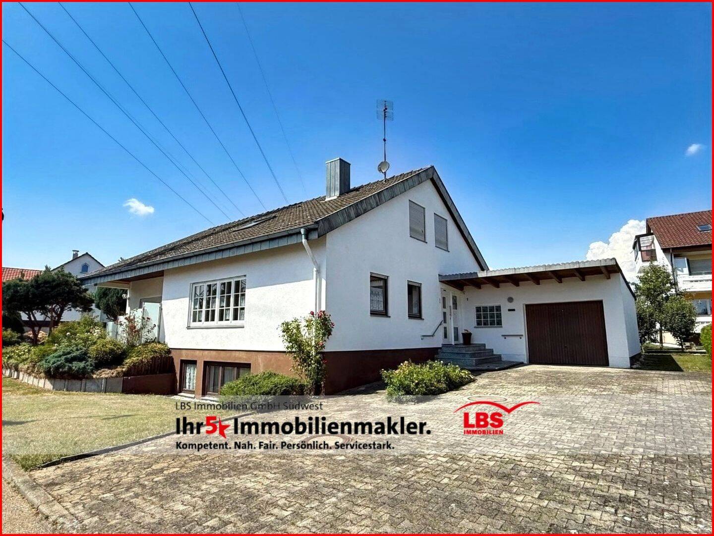 Gepflegtes Einfamilienhaus mit Einliegerwohnung auf knapp 1.000 m² Grundstück, 88605 Meßkirch