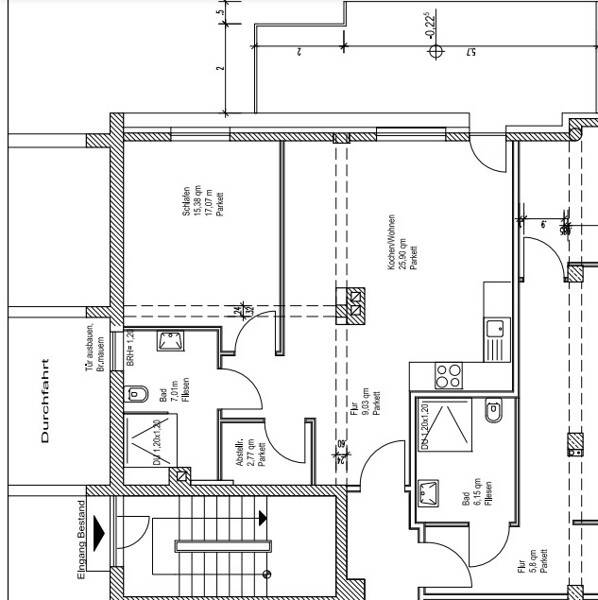 Mitten drin statt nur dabei: praktische 2-Zimmer-Wohnung, 64287 Darmstadt (Darmstadt)