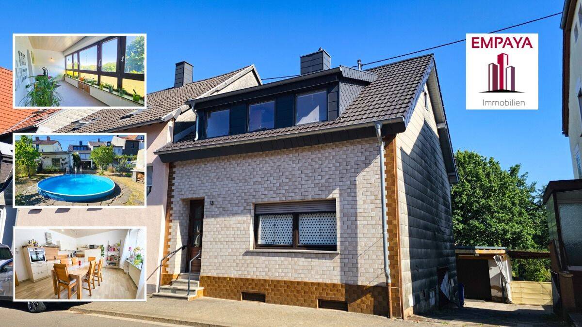 Attraktives und modernisiertes Reihenendhaus mit Garten in Neunkirchen, 66538 Neunkirchen