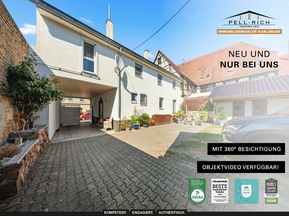 ALT TRIFFT NEU: Großzügiges EFH mit viel Platz und einzigartigem Charme in Linkenheim-Hochstetten, 76351 Linkenheim-Hochstetten