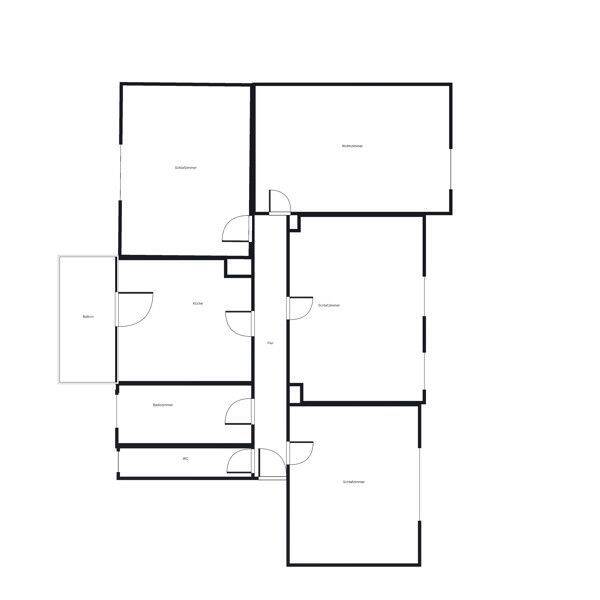 Viel Platz für die ganze Familie – 4-Zimmer-Wohnung mit ca. 111 m², 77652 Offenburg