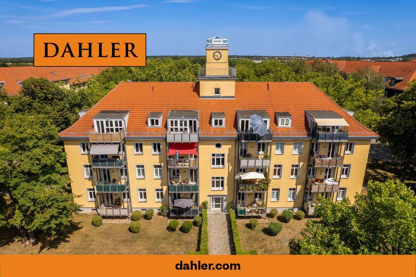 Lichtdurchflutete 2-Zimmer-Wohnung mit Parkett, Balkon, EBK und TG in Top-Lage, 14469 Potsdam