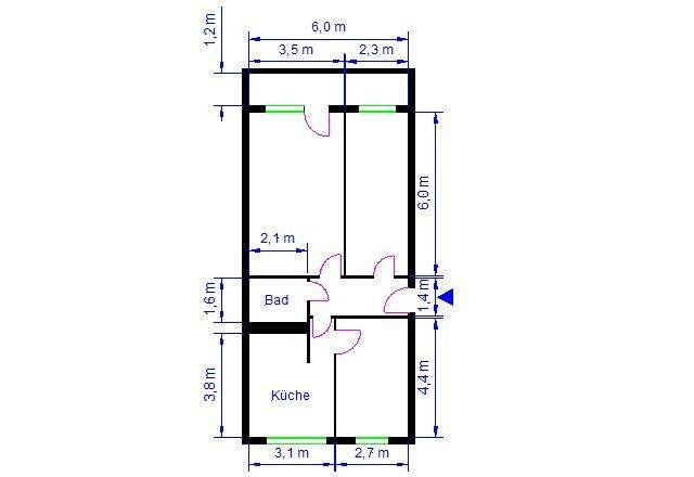 Wohnung in Magdeburg, 39130 Magdeburg (Alt Olvenstedt Großer Silberberg Neu Olvenstedt)