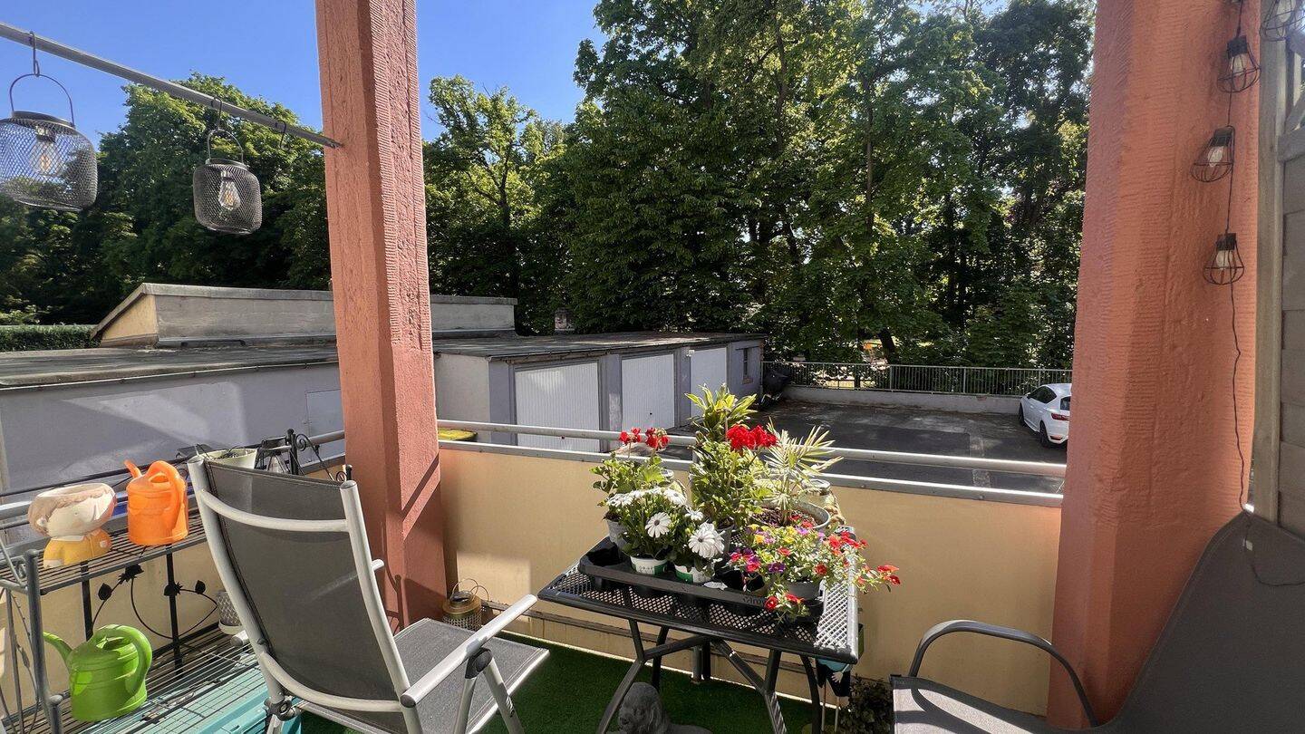 Charmante 3-Zimmer-Erdgeschosswohnung mit Balkon in Hanau, 63450 Hanau