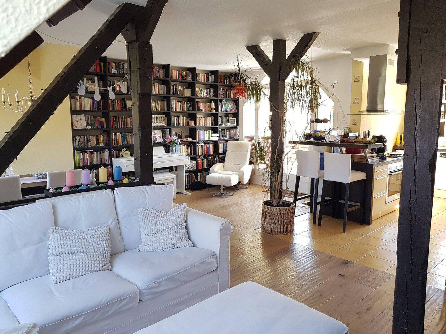 Große Dachgeschosswohnung im ruhigen Gartenhaus mit Terrasse-mitten im Samariterkiez/Friedrichshain, 10247 Berlin (Friedrichshain-Kreuzberg Friedrichshain Prenzlauer Berg)