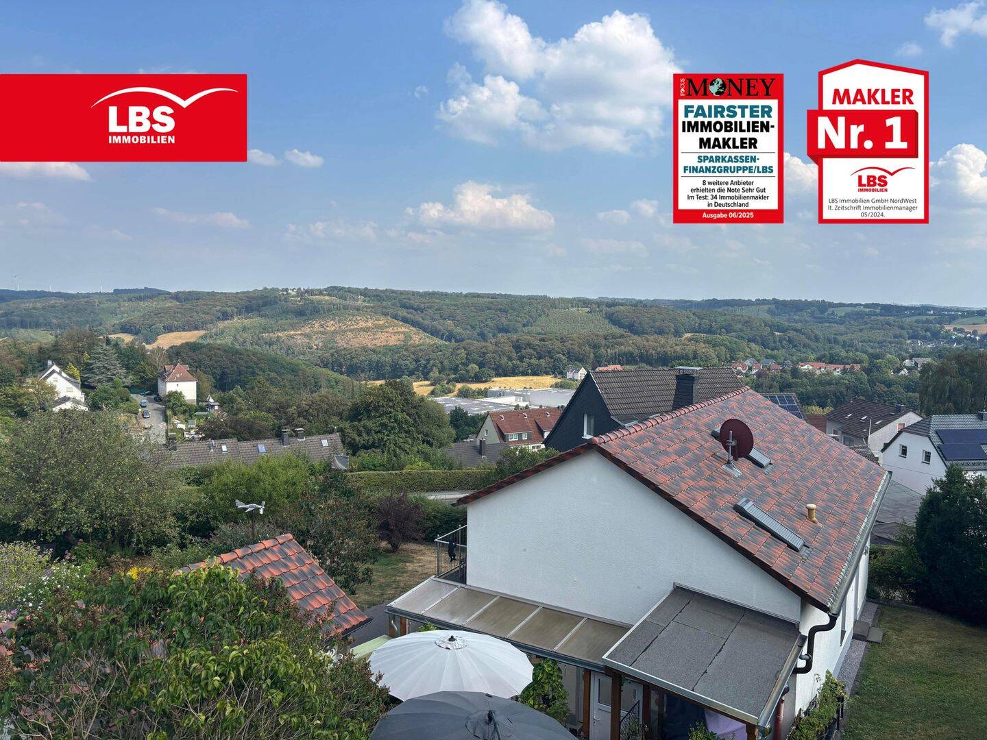 Helle 2-Zimmerwohnung mit schönem Ausblick ins Grüne und 2-TG Stellplätzen!, 58256 Ennepetal