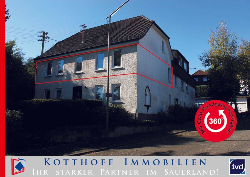 Hier können Sie sich wohlfühlen! Tolle 3-Zimmer-Wohnung in Grevenbrück, 57368 Lennestadt