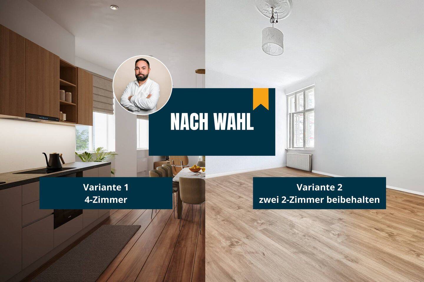 Ihre Wahl: Zusammenlegen oder trennen – exklusive Altbauwohnungen mit Potenzial!, 10711 Berlin (Charlottenburg-Wilmersdorf Charlottenburg Grunewald Halensee Wilmersdorf)