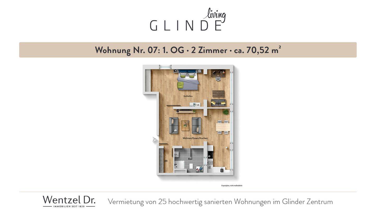 Komfortabel wohnen – moderne 3-Zimmer-Wohnungen- Wentzel Dr., 21509 Glinde