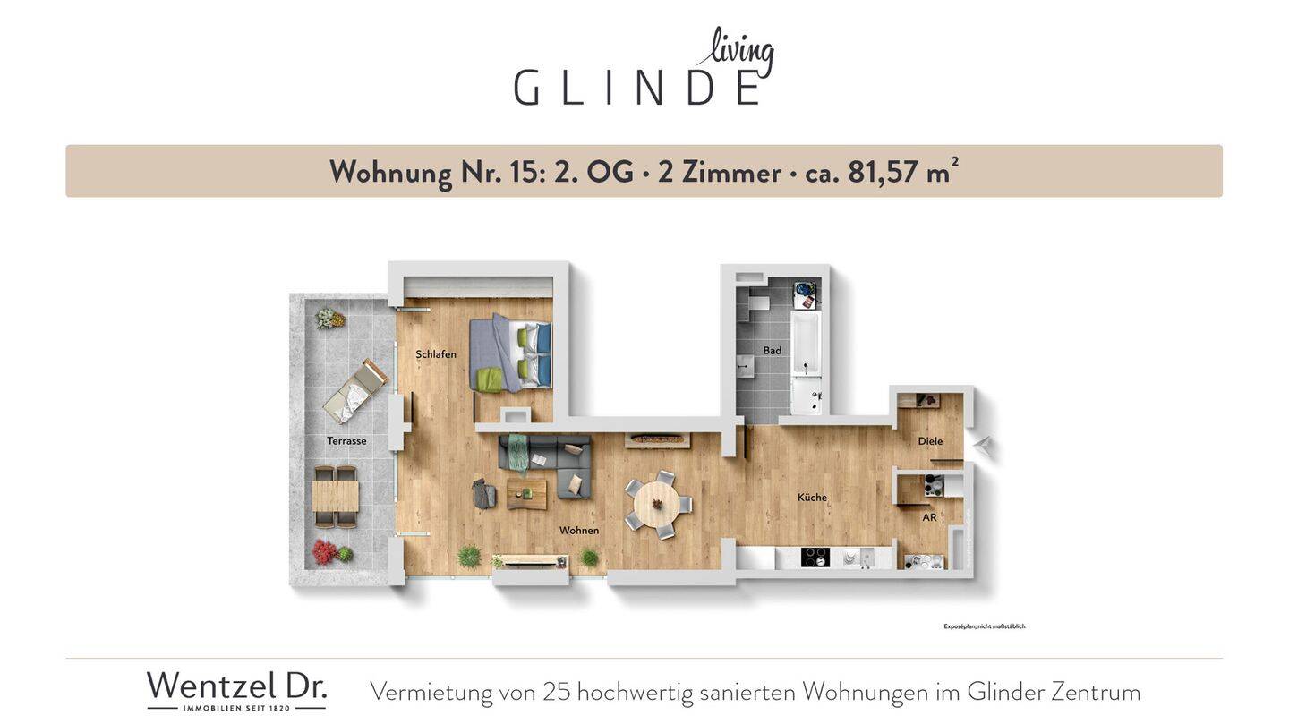 2-Zimmer-Wohnungen in Glinde mit modernem Wohnkomfort – Wentzel Dr., 21509 Glinde
