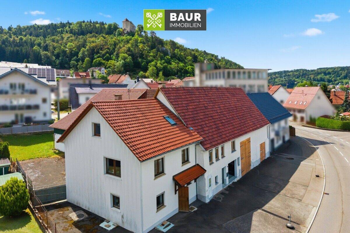 360° I Ehemaliges Bauernareal mit großem Grundstück und vielseitigem Entwicklungspotential in Straßberg, 72479 Straßberg