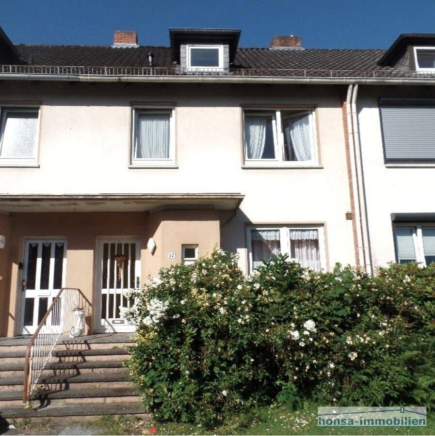 Gemütliches Reihenhaus mit Sonnenbalkon, ausgebautem Dachgeschoss, Vollkeller, großer Garten, Garage, 28259 Bremen (Grolland Kirchhuchting Mittelshuchting Sodenmatt)