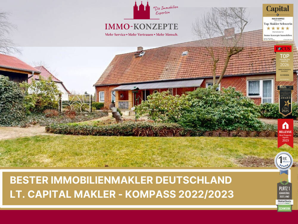 Hier ist Platz für Ihre Zukunft – Einfamilienhaus auf über 2.000 m² Grundstück, 19077 Uelitz