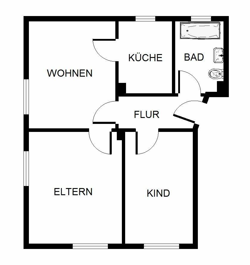 Wir renovieren für Sie! 3-Zimmer-Wohnung in Gelsenkirchen Hassel, 45896 Gelsenkirchen (Hassel Scholven)