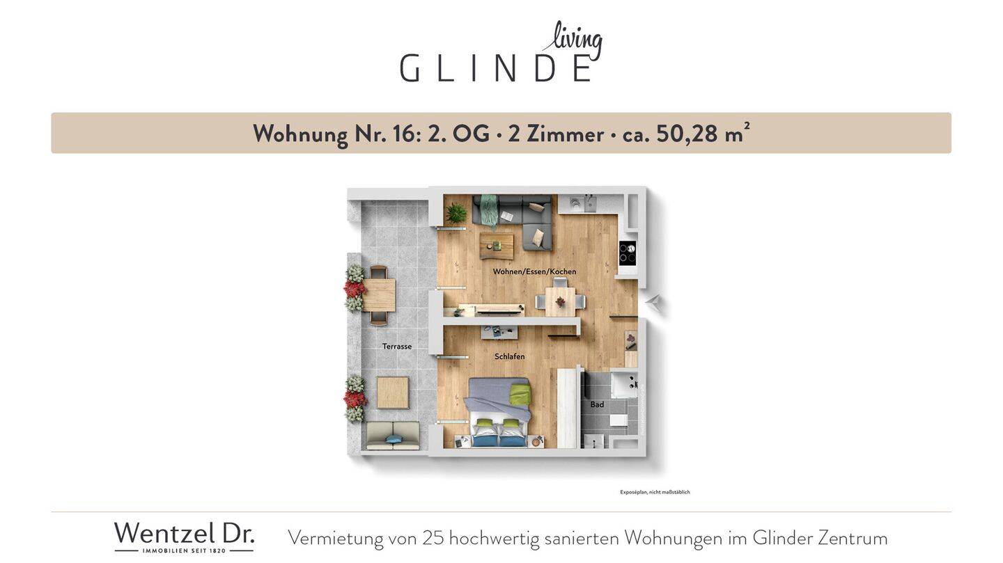 Neubau Mühlenstraße 5 –  2-Zimmer-Wohnungen- Wentzel Dr., 21509 Glinde