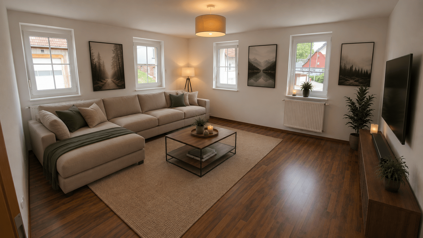Gepflegte 3-Zimmer-Wohnung mit Einbauküche und 2 Stellplätzen, 78713 Schramberg