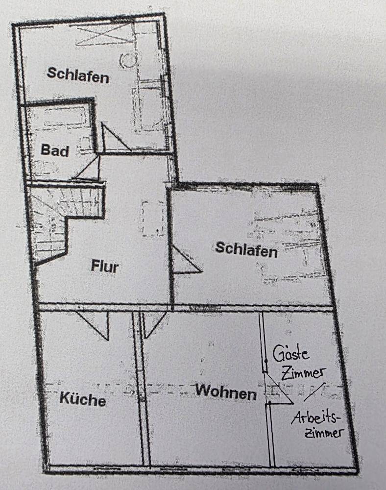 Großzügige renovierte 4-Raum Wohnung im Zentrum von Ilmenau, 98693 Ilmenau