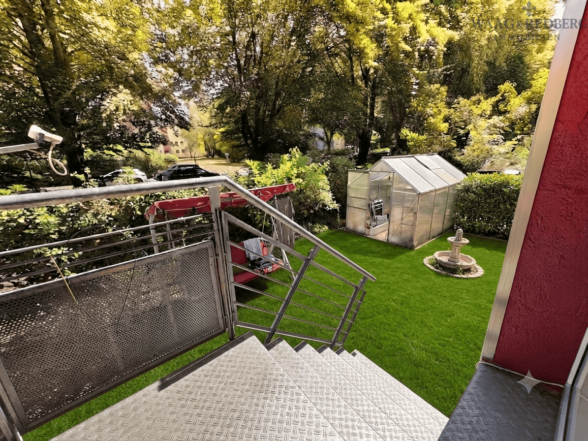 Familientraum: Balkon + Garten in Zabo, 90480 Nürnberg (Gleißhammer Mögeldorf Tiergarten Weichselgarten Zerzabelshof)