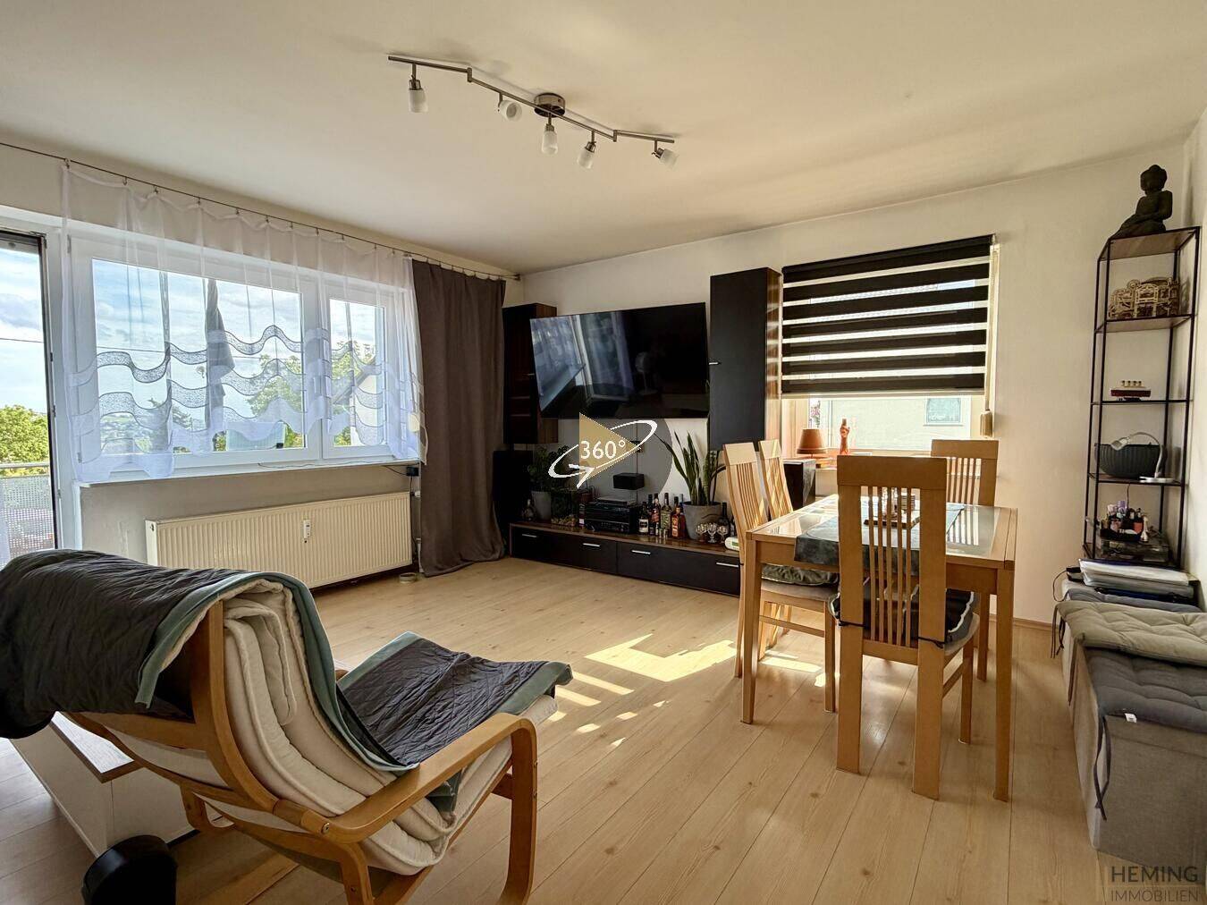HEMING-IMMOBILIEN –  Helle 3-Zimmer-Wohnung mit Balkon im beliebten Ober-Olm, 55270 Ober-Olm