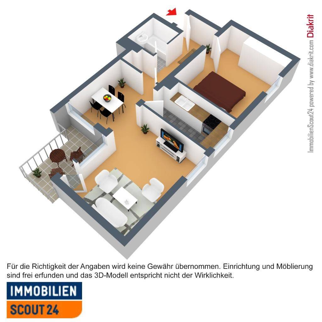 Demnächst frei! 2-Zimmer-Wohnung in Solingen Mitte, 42651 Solingen (Gräfrath Solingen-Mitte)
