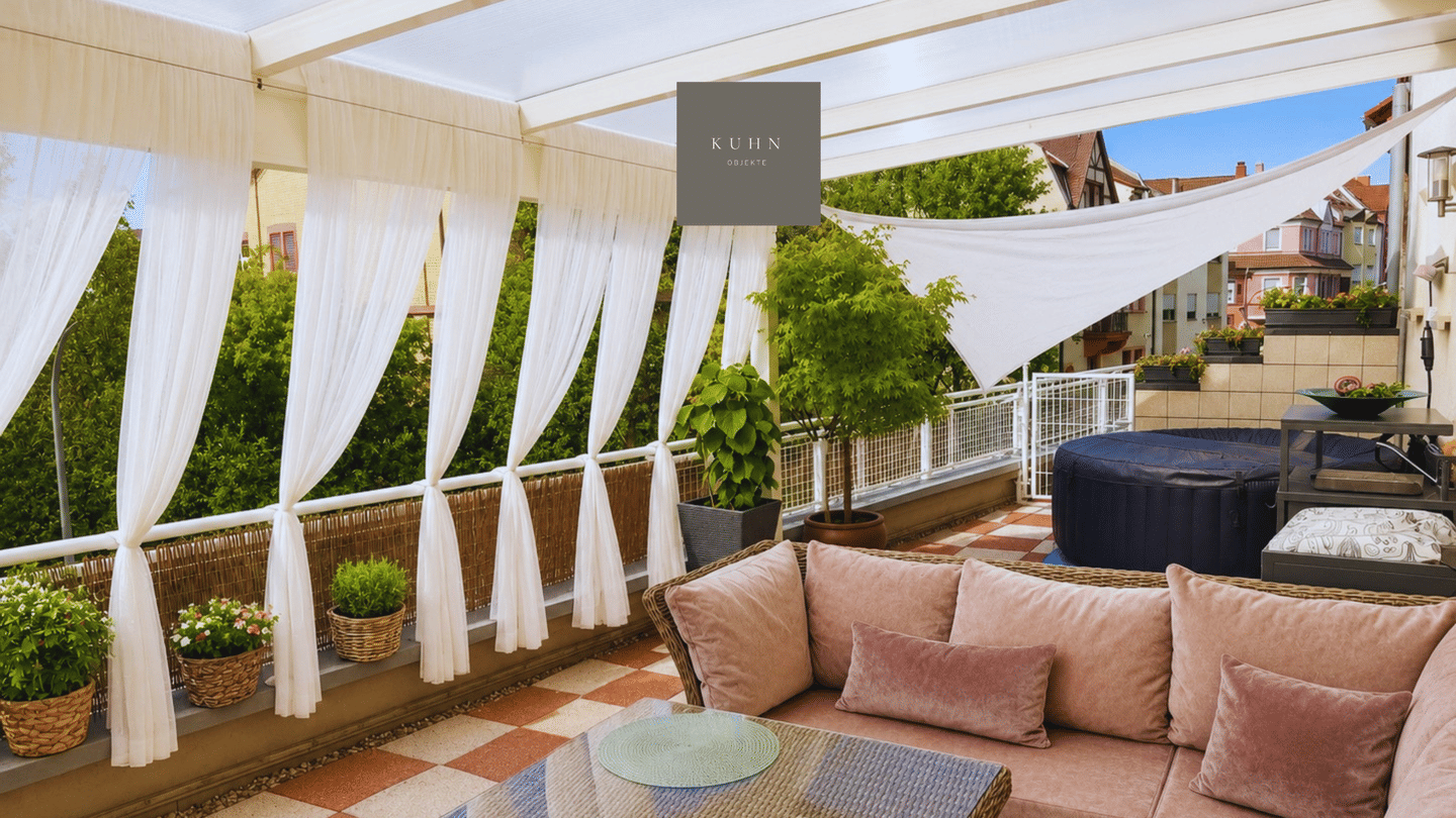 5-Zimmer-Eigentumswohnung mit außergewöhnlicher Dachterrasse und 3 Stellplätzen, 67063 Ludwigshafen am Rhein (Friesenheim/Nord)