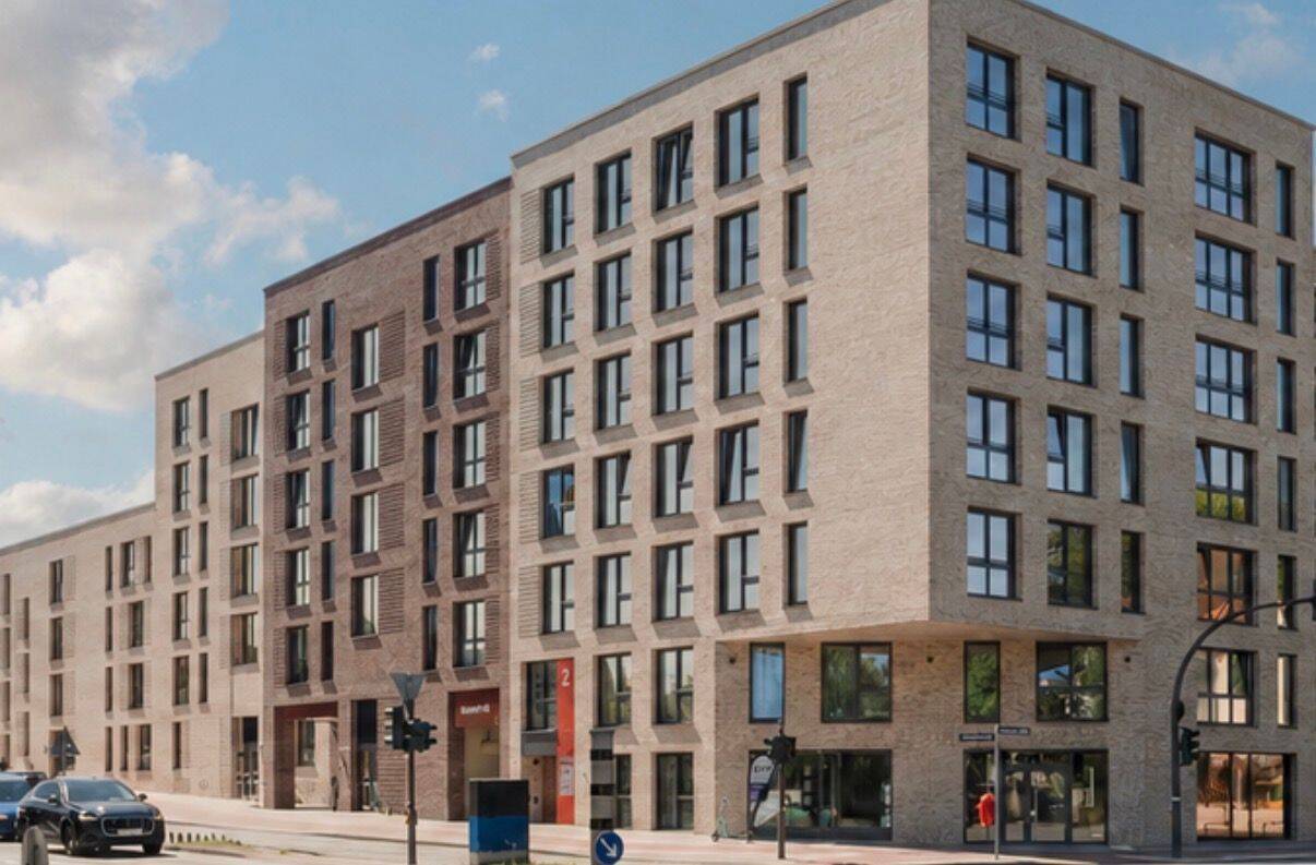 Helle Neubauwohnung mit 3 Zimmern und sonnigem Balkon in begehrter Lage von Hamburg-Wandsbek, 22041 Hamburg (Wandsbek Marienthal Tonndorf)