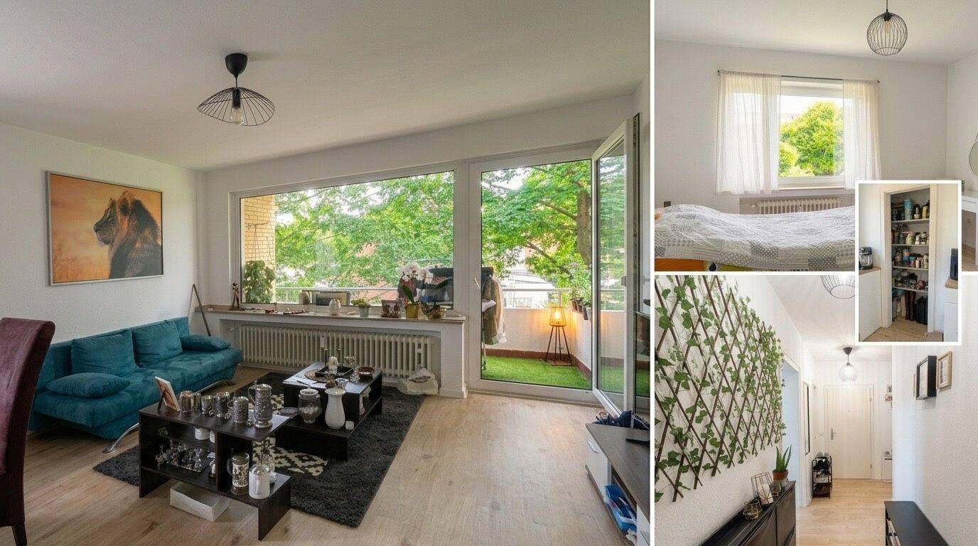 Helle 2-Zimmer-Wohnung mit Balkon im Grünen, großem Keller & Gratis-Stellplatz!, 41199 Mönchengladbach