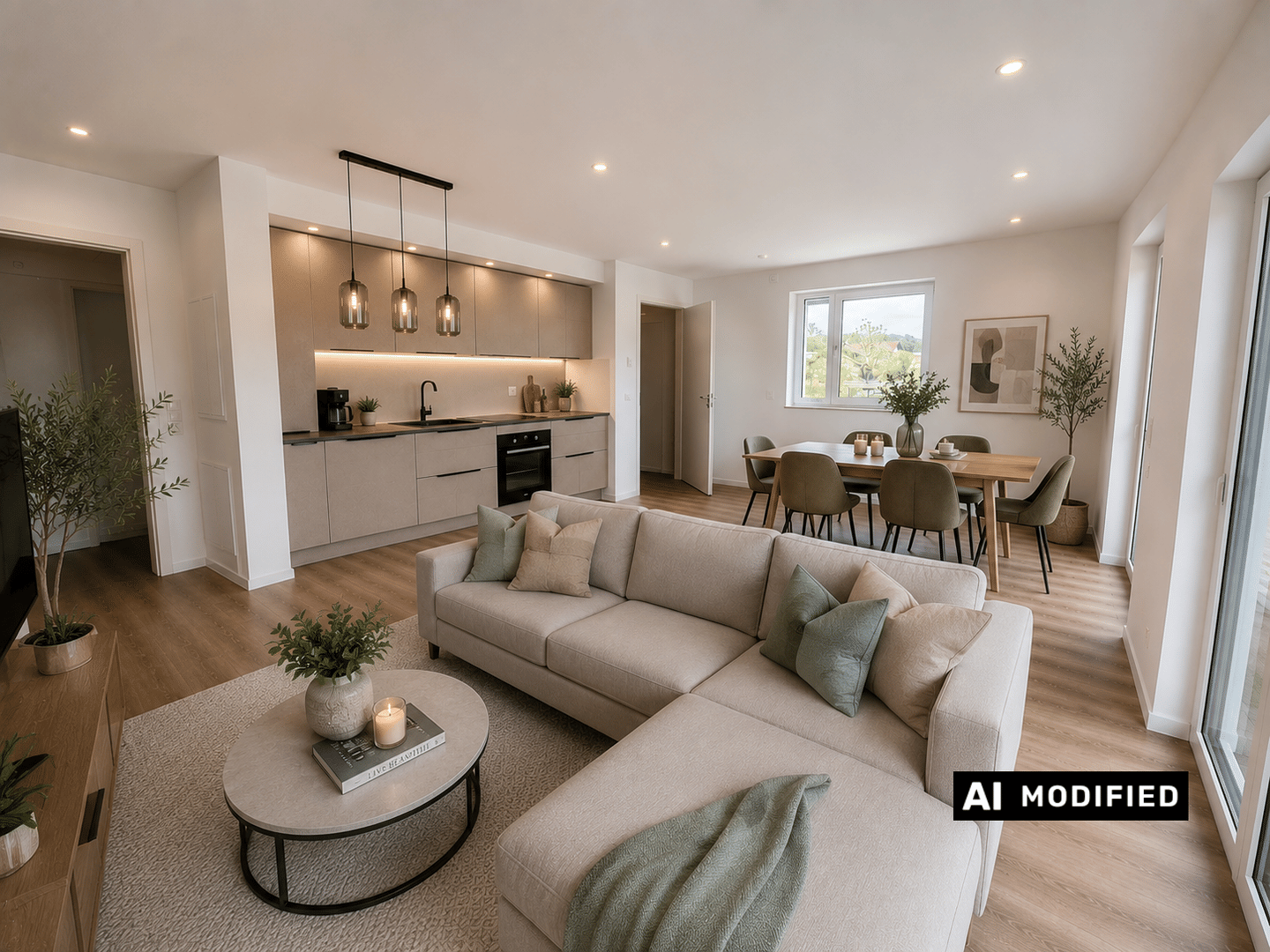 Erstbezug: Helle 3-Zimmer-Neubauwohnung mit Einbauküche und großem Südbalkon, 85095 Denkendorf