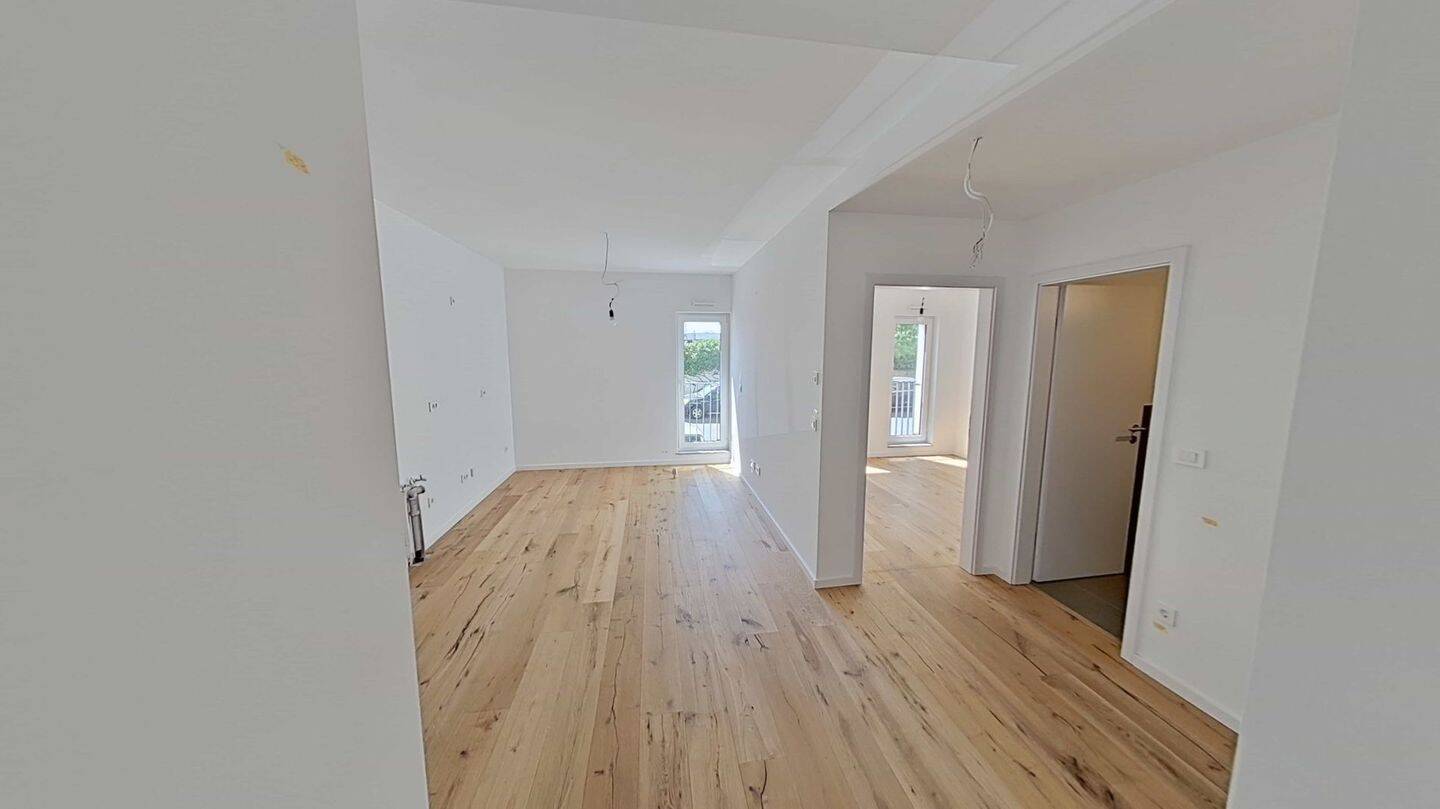 2-Zimmer-Erstbezug nahe Westhafen: 37 m², Eichenparkett, Einbauküche inklusive, 60327 Frankfurt am Main (Gallus Gutleutviertel Westend-Süd)