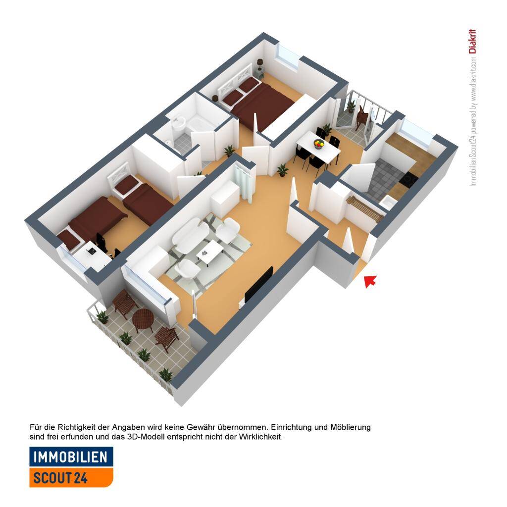 3-Zimmer-Wohnung in Solingen Mitte, 42651 Solingen (Gräfrath Solingen-Mitte)