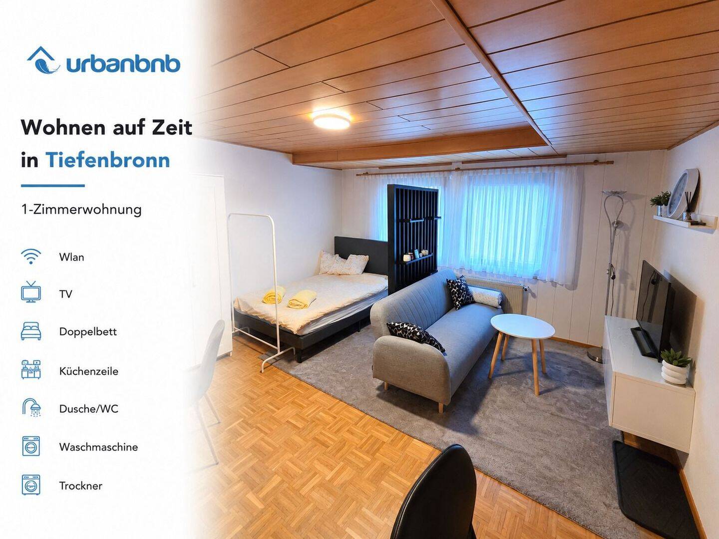 Wohnen auf Zeit in Tiefenbronn: Auf der Suche nach einer möblierten Wohnung?, 75233 Tiefenbronn