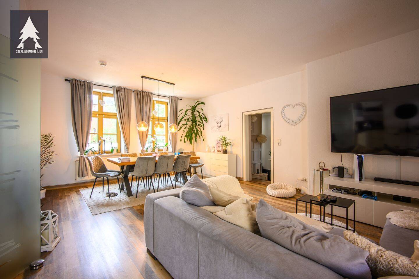 Warum hoch, wenn’s unten so gut ist? Erdgeschoss-Wohnung mit Terrasse, 6484 Quedlinburg